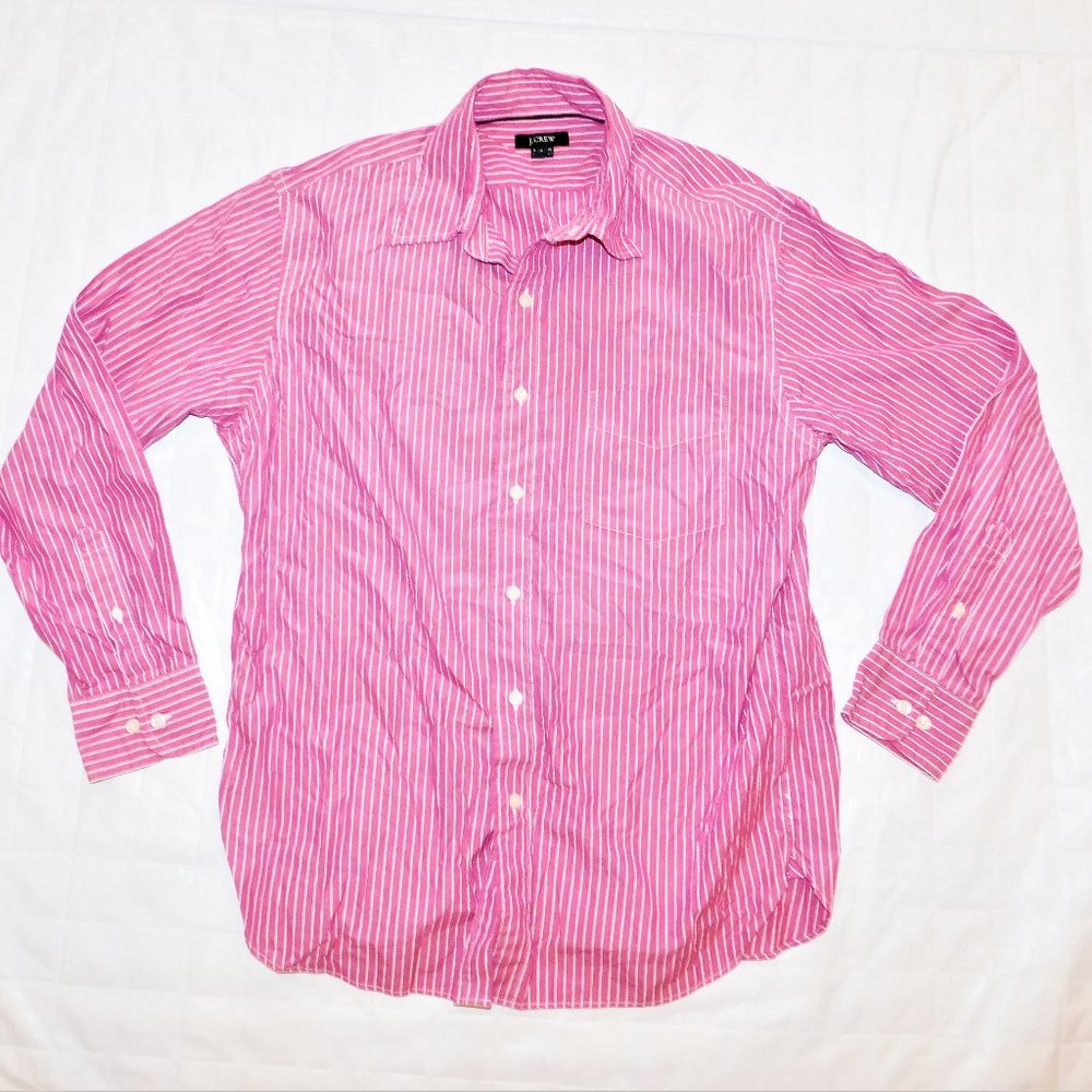 J. Crew Button Down Dress Shirt~Pink~Long Sleeves